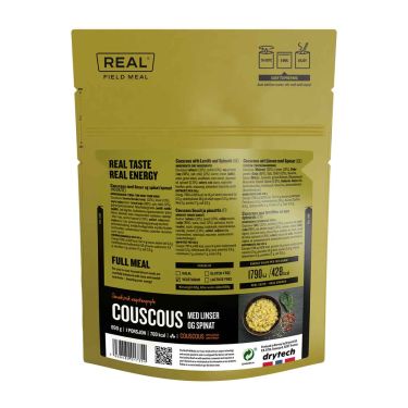 Couscous con lenticchie e spinaci - Grande formato